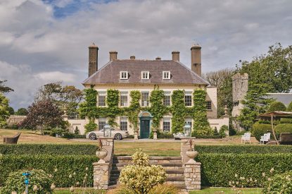 The exterior of the country estate at Lotus Cottage, Vale of Glamorgan