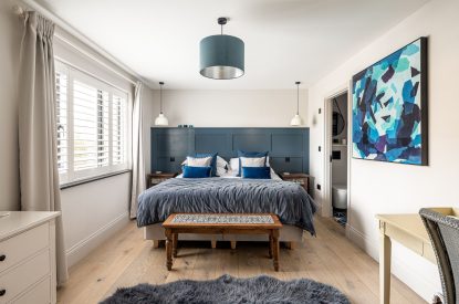 A bedroom at The Bay at Beadnell, Northumberland