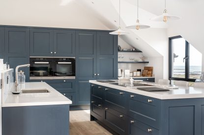 The kitchen at The Bay at Beadnell, Northumberland