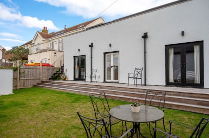The garden at The Bay at Beadnell, Northumberland