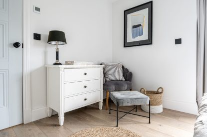 A bedroom at The Bay at Beadnell, Northumberland
