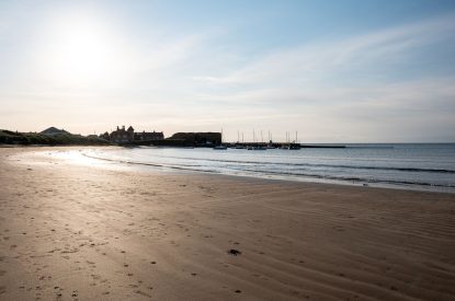 The beach at Sandy Toes, Northumberland