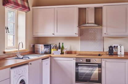 The kitchen at Stable Cottage, Worcestershire 