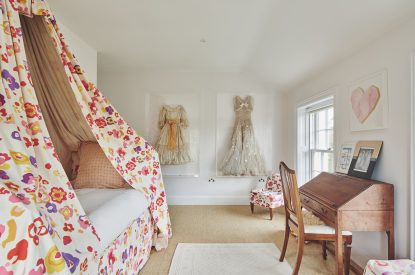 A single bedroom at America Farm, Oxfordshire