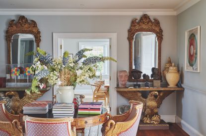 The living space at America Farm, Oxfordshire