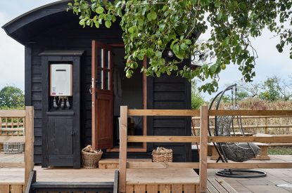 The exterior of The Hangout Hut, Worcestershire 