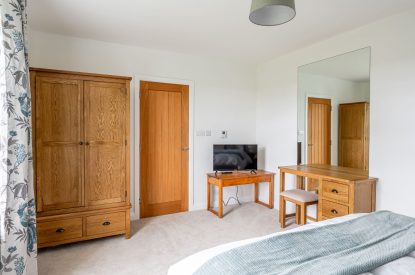 A double bedroom at Tinkers Folly, Yorkshire