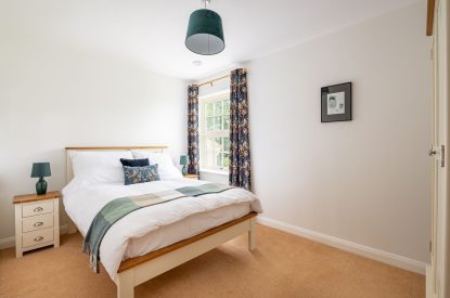 A king-size bedroom at Tinkers Folly, Yorkshire