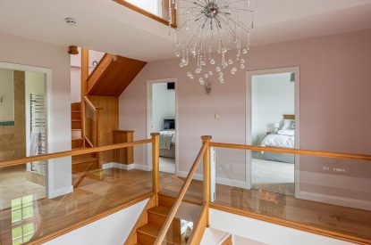 The first floor landing at Tinkers Folly, Yorkshire