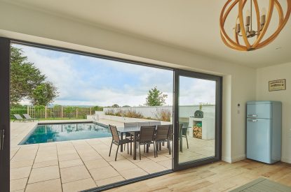 The swimming pool at Oakfield, Somerset