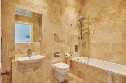 A bathroom at Oakfield, Somerset