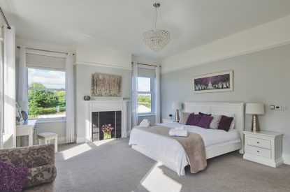 A double bedroom at Oakfield, Somerset