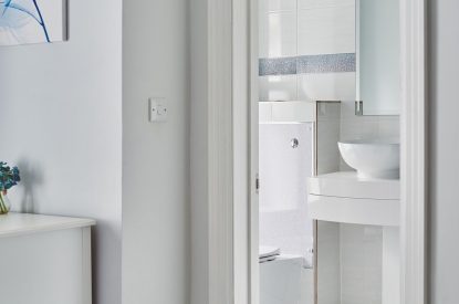 A bathroom at Oakfield, Somerset