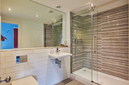 A bathroom at Oakfield, Somerset