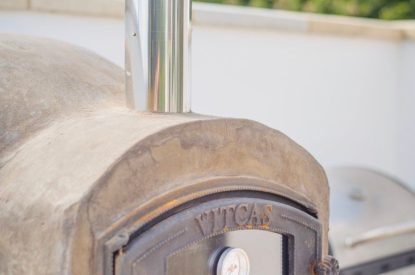 The pizza oven at Oakfield, Somerset