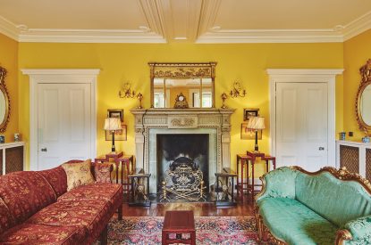 The living room at Queen Anne Manor, Vale of Glamorgan