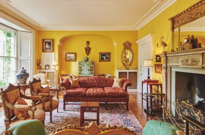 The living room at Queen Anne Estate, Vale of Glamorgan