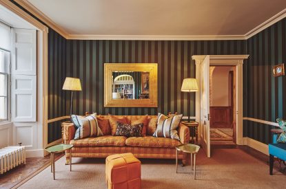 A living room at Queen Anne Estate, Vale of Glamorgan