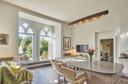 The kitchen at Roupel Estate, Devon