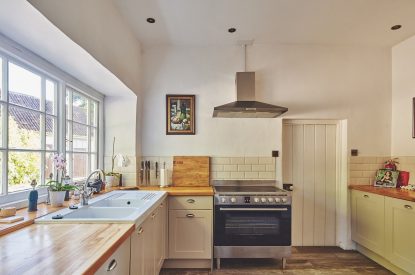 The kitchen at Roupel Estate, Devon