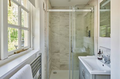 A bathroom at Roupel Estate, Devon