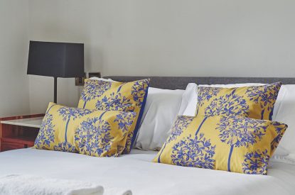 A bed at Roupel Estate, Devon