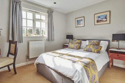 A double bedroom at Roupel East Wing, Devon