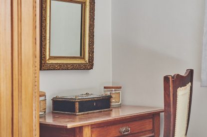 A dressing table at Roupel East Wing, Devon