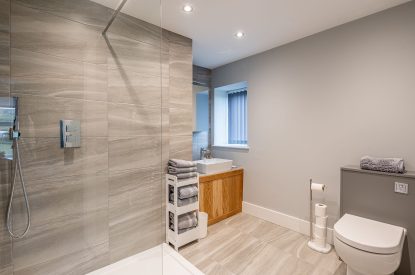 The bathroom at The Lee, Yorkshire