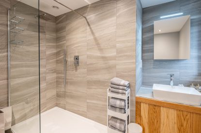 A bathroom at The Lee, Yorkshire