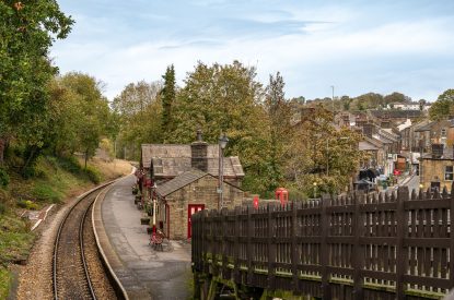 The train station near to The Lee, Yorkshire