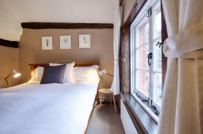 A bedroom at White Cross Cottage, Devon
