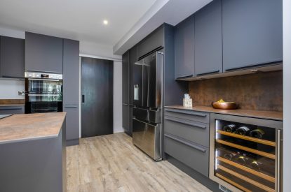 The kitchen at Seahaven, Devon