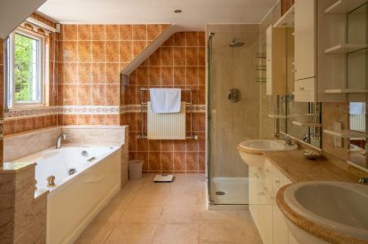 A bathroom at Seahaven, Devon