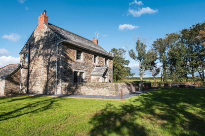 The exterior of Padstone Farmhouse, Cornwall
