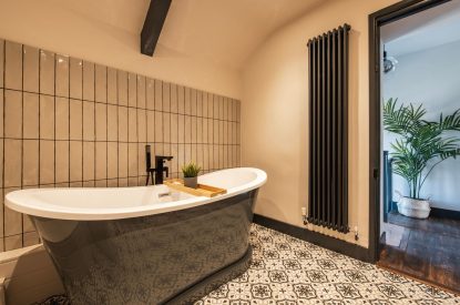 A bath at Padstone Farmhouse, Cornwall