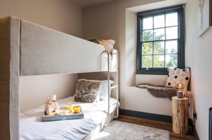 Bunks beds at Padstone Farmhouse, Cornwall