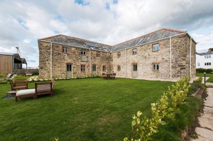 The exterior of The Mill, Cornwall