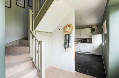 The staircase at The Mill, Cornwall