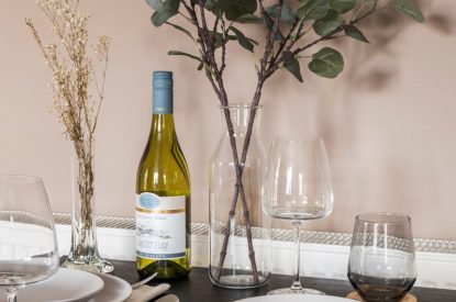 The dining table at The Nooke, Cornwall