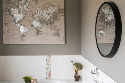 The bathroom at The Nooke, Cornwall