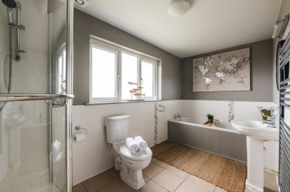 The bathroom at The Nooke, Cornwall