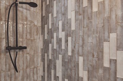 A bathroom at Ty Alice, Gower