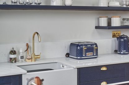 The kitchen at Ty Alice, Gower