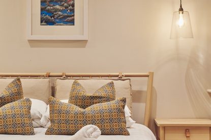 A bedroom at Ty Florence, Gower