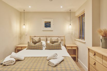 A bedroom at Ty Florence, Gower