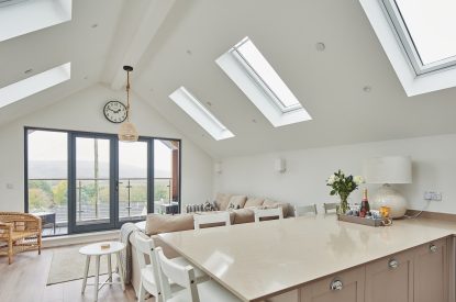 The kitchen at Ty Florence, Gower