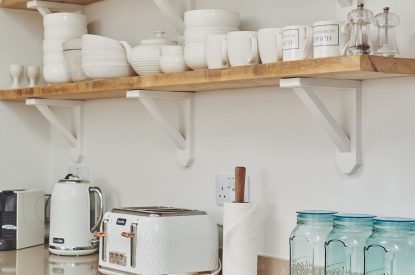 The kitchen at Ty Florence, Gower