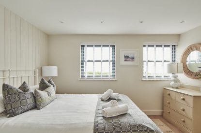 A bedroom at Ty Florence, Gower