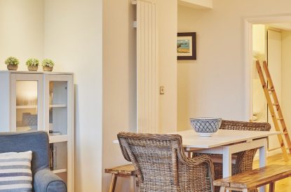 The living room at Ty Gwawr, Gower